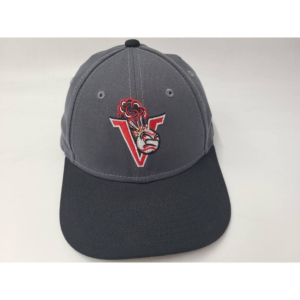 Youth Salem-Keizer Volcanoes New Era 9Forty Adjustable Hat‎ Cap MiLB Gray Black